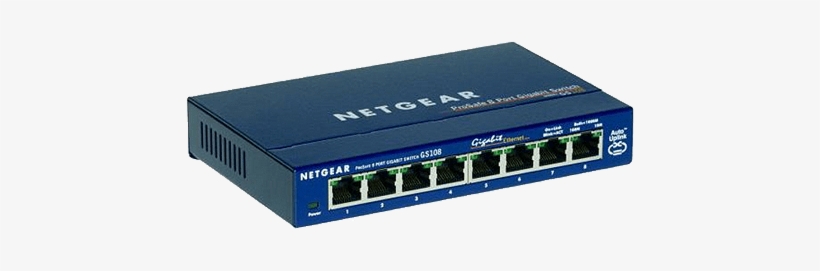 View Our Range Of Network Switches - Netgear Prosafe Gs108 Switch - 8 Ethernet Ports, transparent png