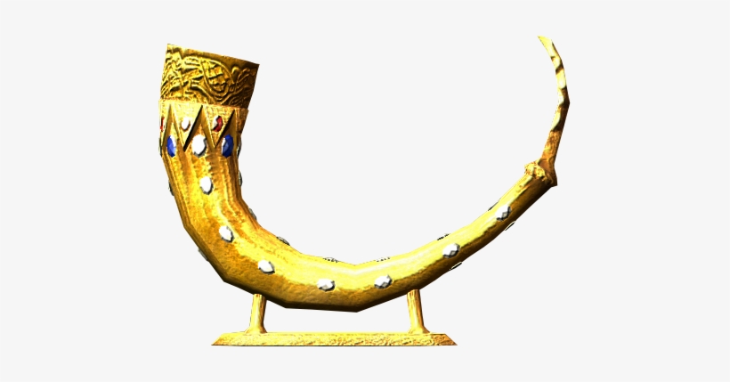 Ornate Drinking Horn - Drinking Horn Png, transparent png