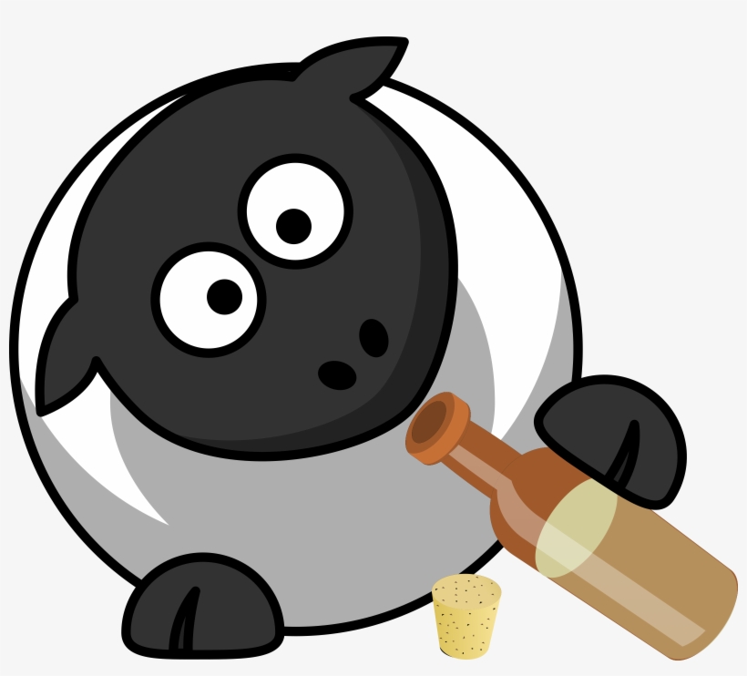 This Free Icons Png Design Of Drinking Sheep, transparent png