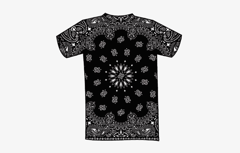 Black Flag Tee - Blue Bandana, transparent png