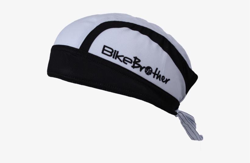 Bikebrother Team Bandana White/black - Bandana Vit, transparent png