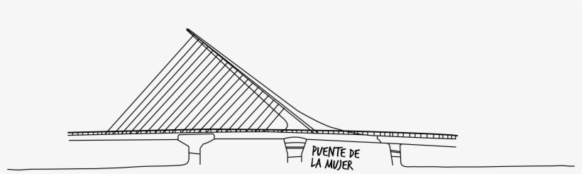 Puente De La Mujer - Puente De La Mujer Png, transparent png