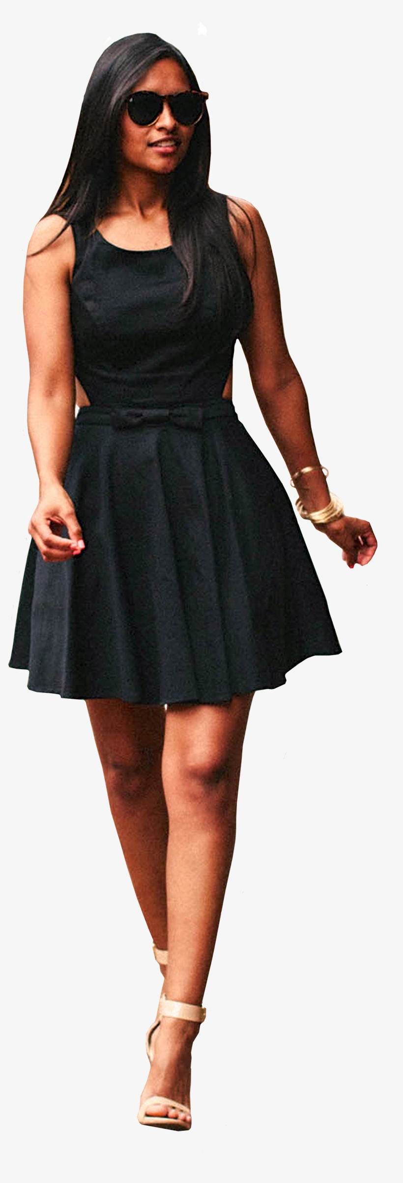 Mujer Caminando Por - Mujer Caminando Png, transparent png