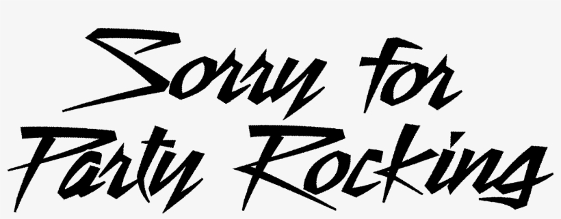 Logo Sorry For Party Rocking - Party Rock Lmfao Logo, transparent png