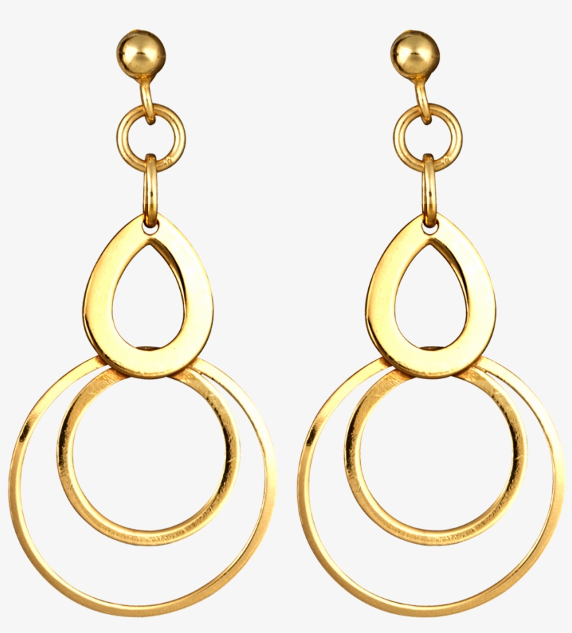 The Gallery For Aretes De Oro Para Mujer - Jewellery, transparent png