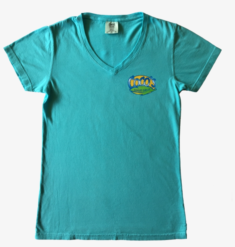 V Neck Blue Front, transparent png