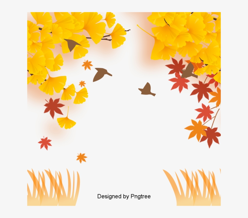 Beautiful Colorful Cartoon Lovely Hand Painted Autumn - Autumn, transparent png