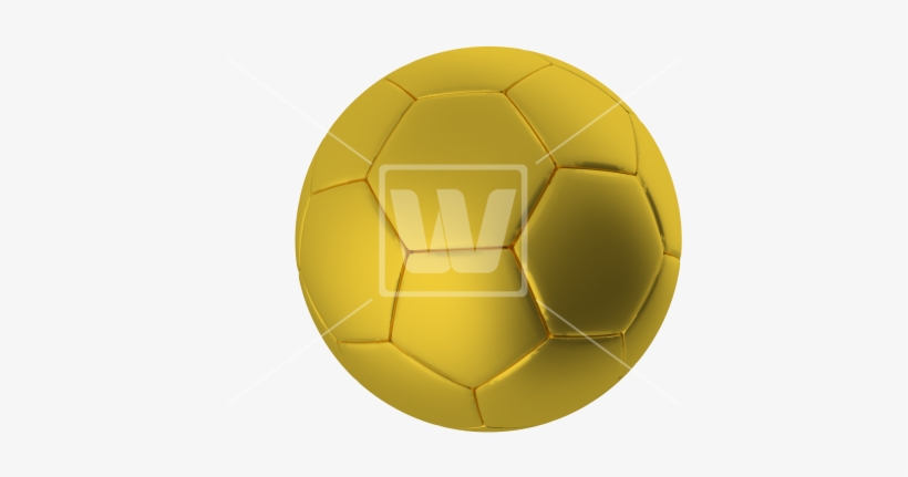 Gold Soccer Ball Png - Golden Soccer Ball Png, transparent png