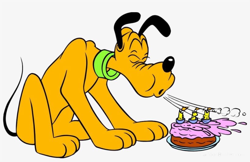 Pluto Png Transparent - Happy Birthday Disney Pluto, transparent png