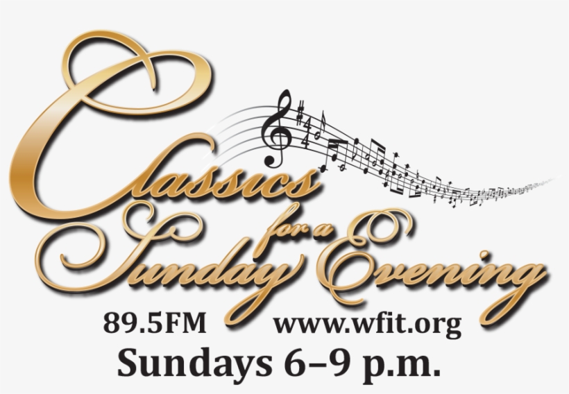Classics For A Sunday Evening - Calligraphy, transparent png