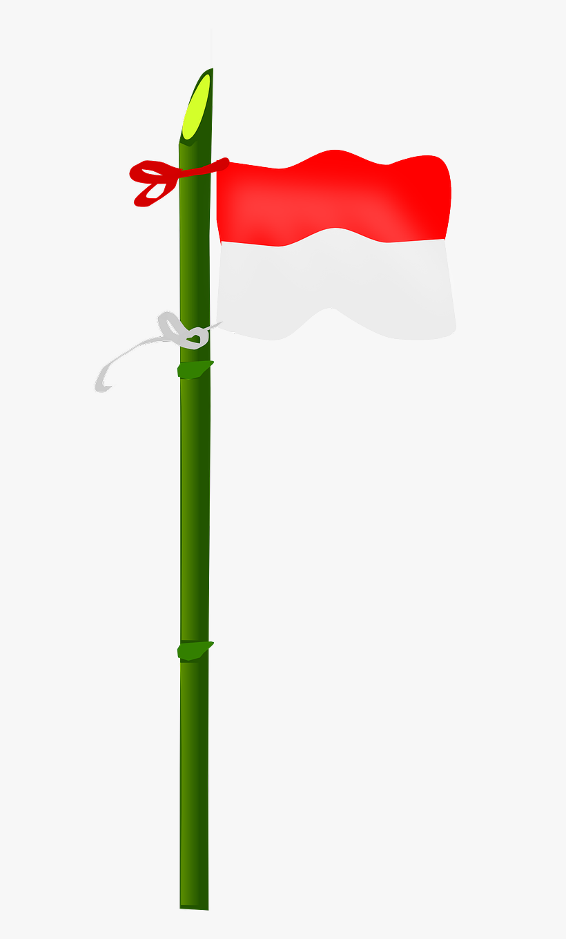 Bamboo Fence As An Exotic Decorative Hot Tropical Climate - Indonesian Flag Clip Art, transparent png