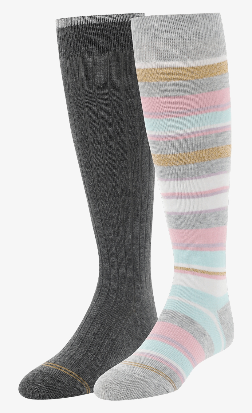 Gold Toe Girls Multi Stripe With Shine Knee High Sock - Hockey Sock, transparent png