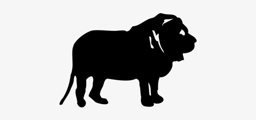 Labrador Retriever Puppy Lionhead Rabbit Silhouette - Lion, transparent png