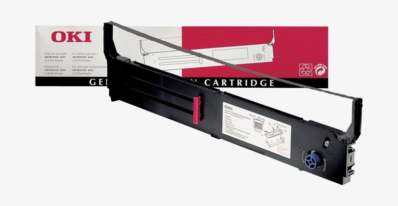 Oki 40629303 Cartus Ribon Nailon Negru Pentru Imprimante - Oki Ink Ribbon, Black, transparent png