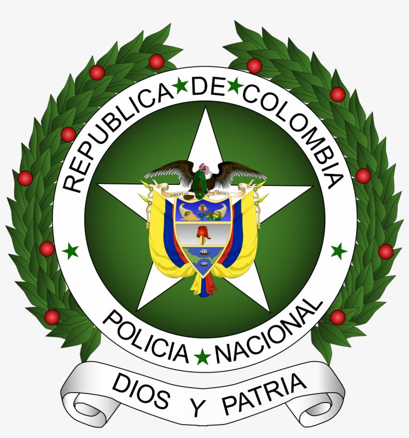 Coat Of Arms Of Colombian National Police By Camilo - Colombia, transparent png