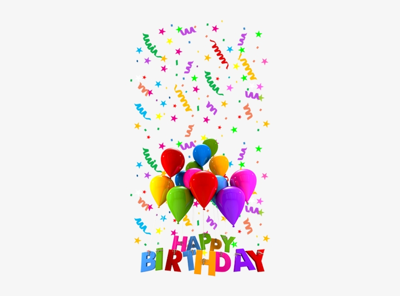 1st Birthday Party Theme - Happy Birthday Balloon Png, transparent png