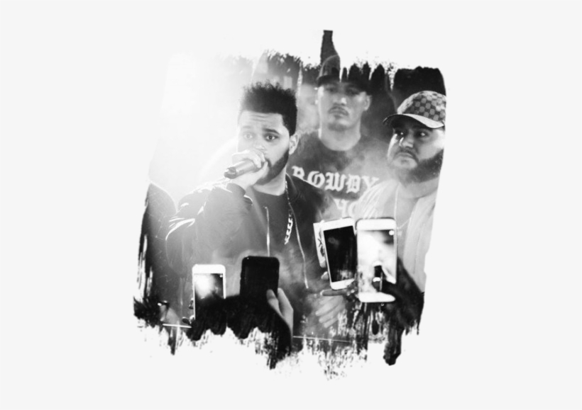 The Weeknd X Bryson Tiller X J Hus - Monochrome, transparent png