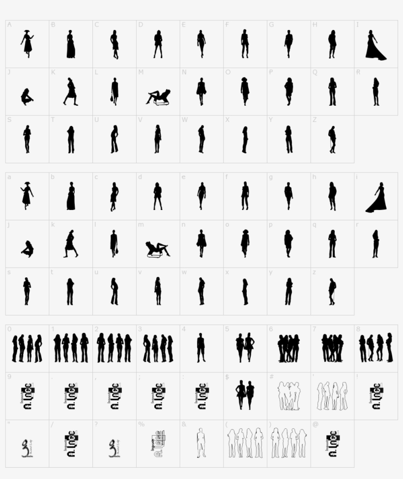 Font Characters - Font, transparent png