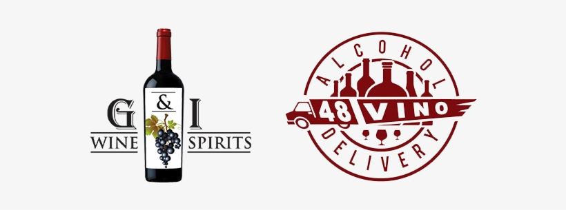 48 Vino - Glass Bottle, transparent png