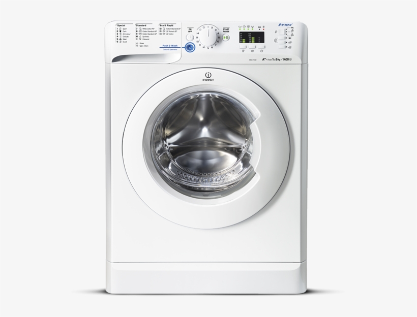 Laundry - Indesit 10kg Washing Machine, transparent png