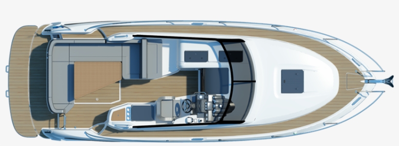 New Sport 300 Deck Layout - Barco Desde Arriba, transparent png