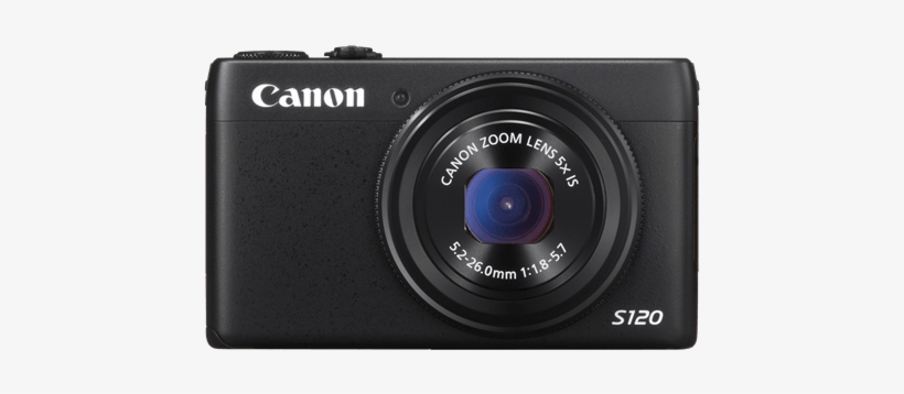 Youtuber Vlogging Cameras Canon Powershot - Canon Powershot S120 12.1 Mp Compact Digital Camera, transparent png