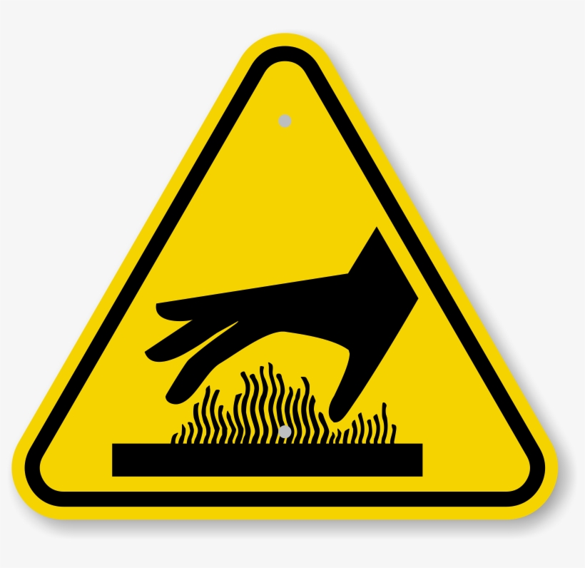 Originally Posted By Kozzy Is My Dad - Burn Hazard Symbol, transparent png