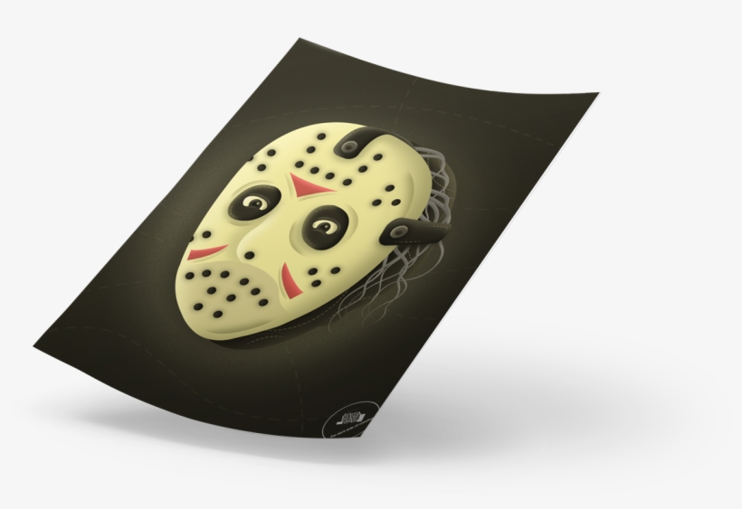 My Illustrated Version Of Jason Voorhees From The Classic - Goaltender Mask, transparent png