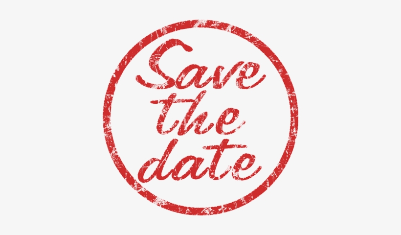 Save The Date Stamp - Save The Date Png, transparent png