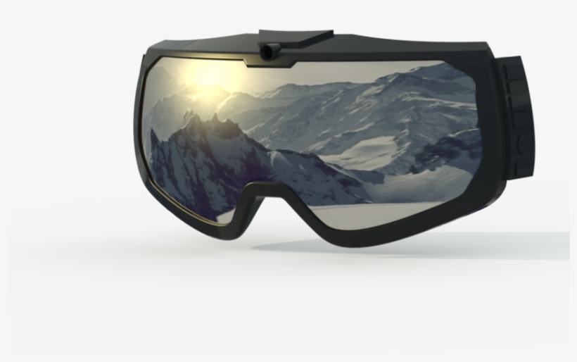 Snowboard Goggles 3d Model, transparent png