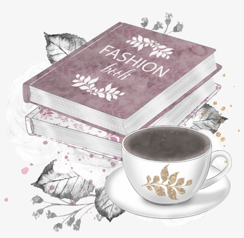 This Backgrounds Is Book Coffee Cartoon Transparent - Cup, transparent png