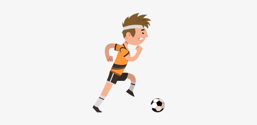 Sports-soccer Player Character - Soccer Animated, transparent png