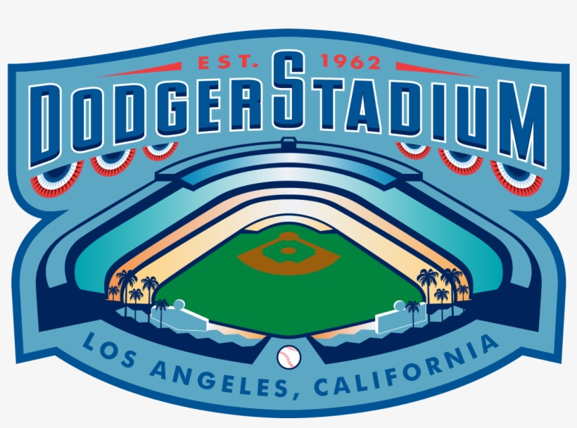 28 Oct 2015 - Dodger Stadium Logo, transparent png