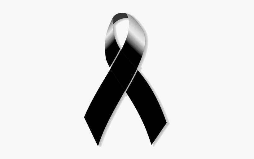 Download Transparent Lazo Luto - Black Ribbon Facebook - PNGkit