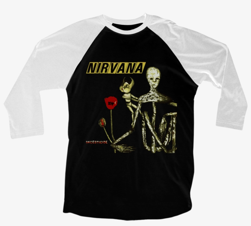 Incesticide 3/4 Sleeve - Queens Of The Stone Age Baseball Shirt, transparent png