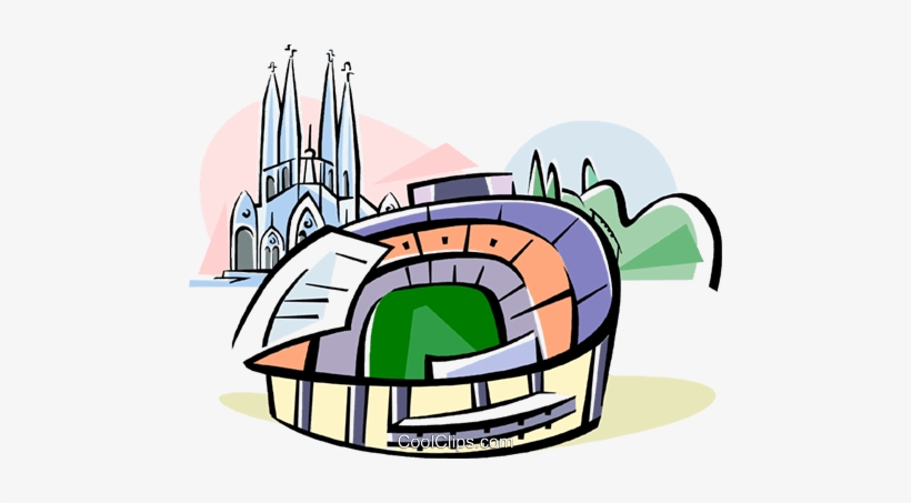 Stadium Clipart Transparent - Barcelona Stadium Clipart, transparent png