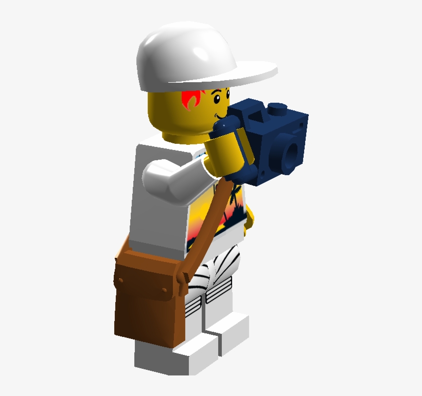 A Happy Tourist - Cartoon, transparent png