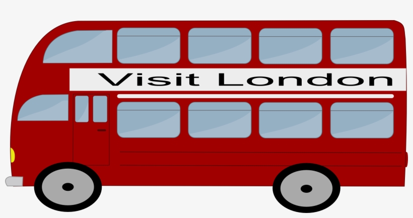 Tour Bus Clipart - Bus In London Clipart, transparent png