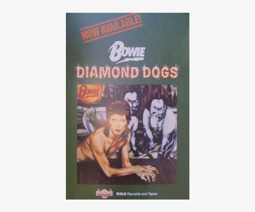 Buy David Bowie Promotional Poster - David Bowie: Diamond Dogs (2016 Remastered Version), transparent png