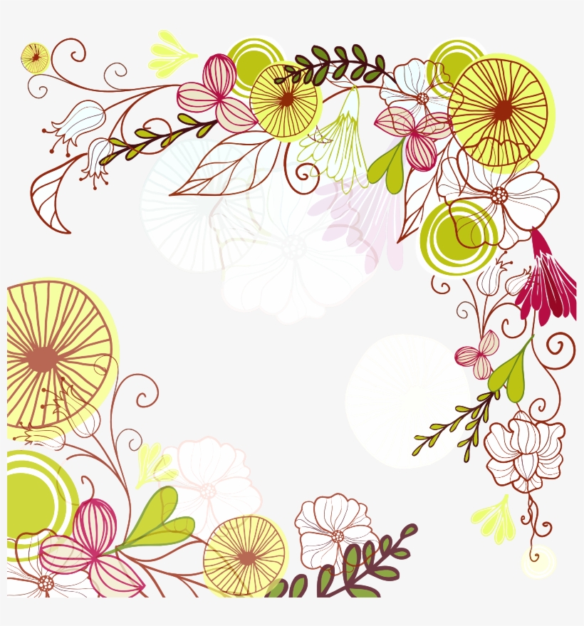 Flower Corner Frame Png | Best Flower Site