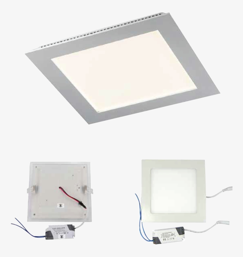 Panel Cuadrado 6[w] - Light-emitting Diode, transparent png