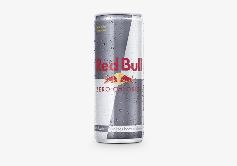 Red Bull Zero Calories - Red Bull Energy Drink Zero, transparent png