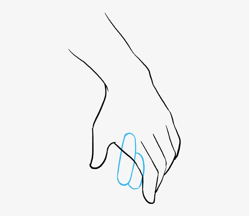How To Draw Holding Hands - Drawing, transparent png
