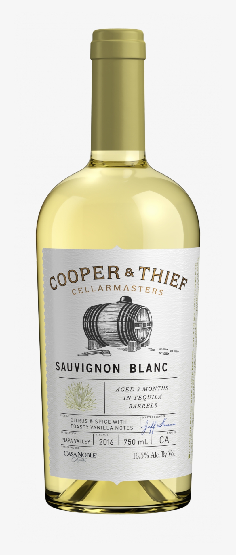 Constellation Brands Has Launched A New Tequila Barrel - Cooper & Thief Sav Blanc, transparent png