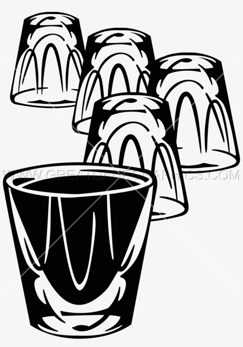 28 Collection Of Shot Clipart Black And White - Shot Glasses Clip Art, transparent png