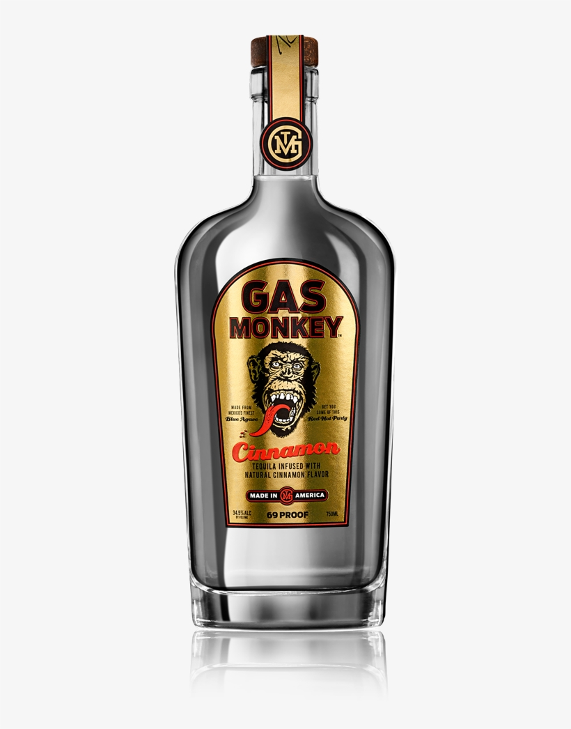 Gysot Gas Monkey Tequila - Gas Monkey Cinnamon Tequila, transparent png