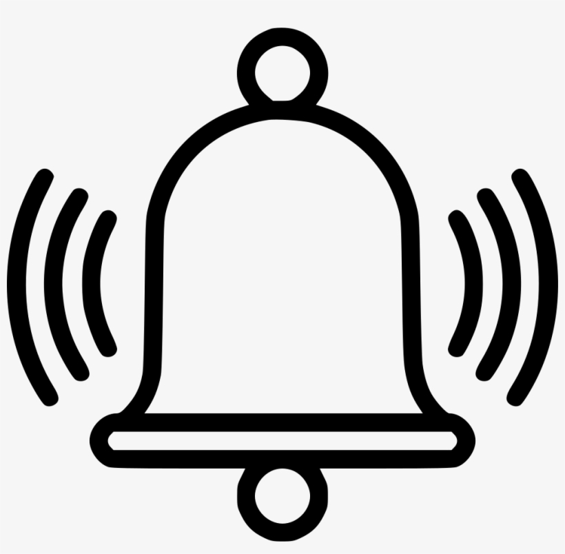Alarm Bell Clock Ring Timer Stop Watch Clock Comments - Bell Icon Png Download, transparent png