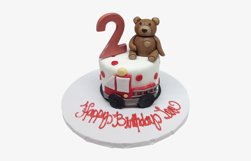 Cute Teddy Bear Cake - Cake, transparent png