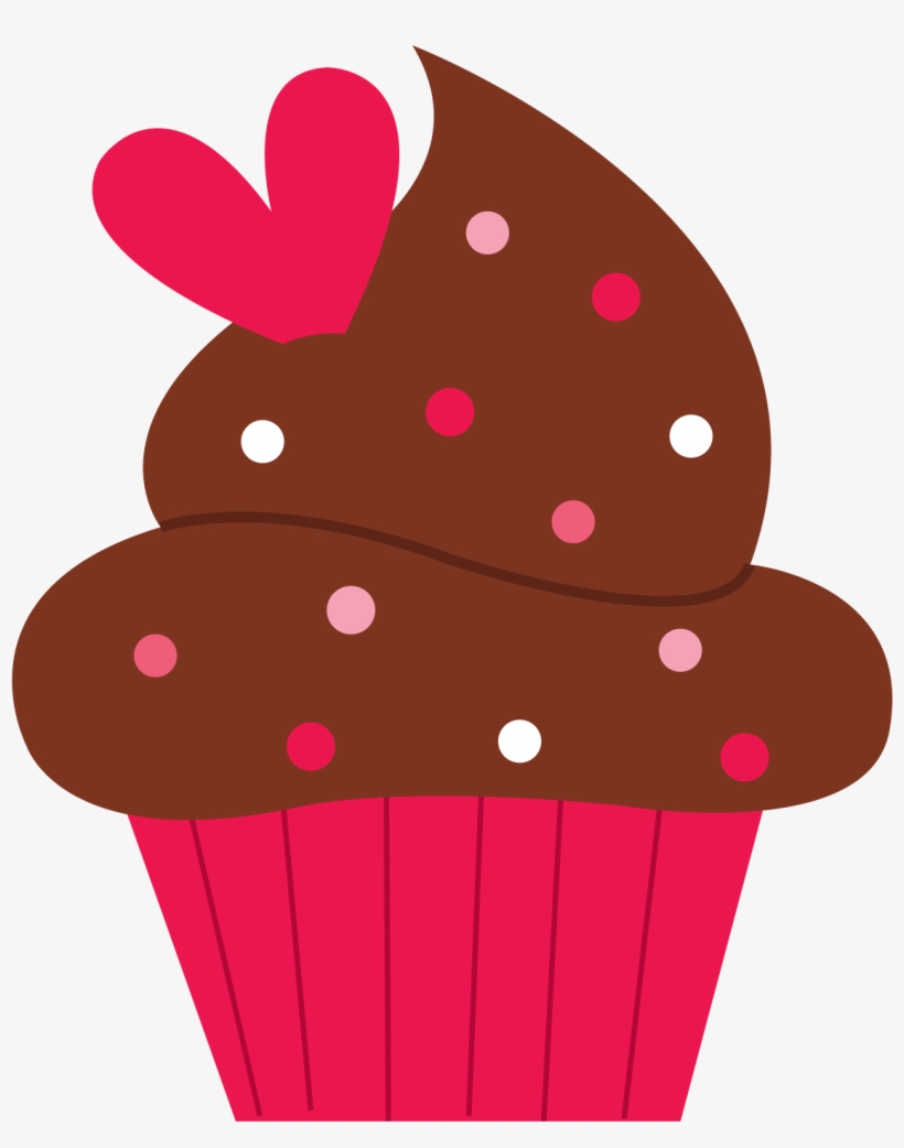 Clipart Cupcake School - Happy Valentines Day Team, transparent png