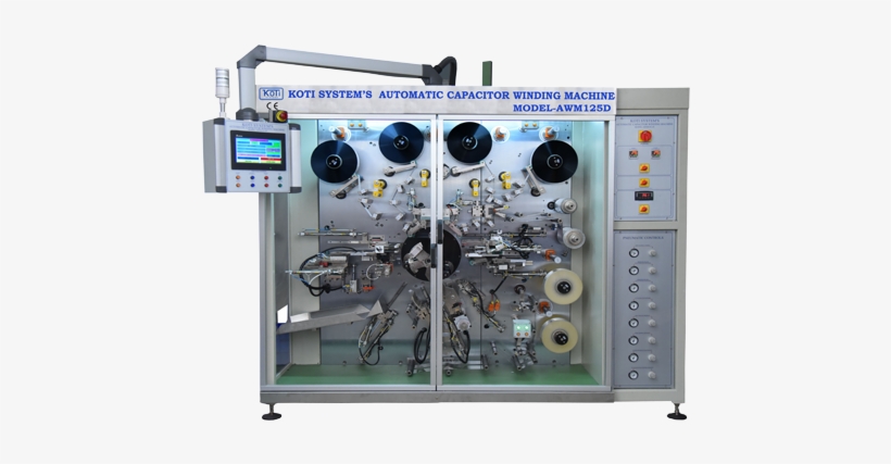Automatic Capacitor Winding Machine Model-amw125d - Capacitor, transparent png